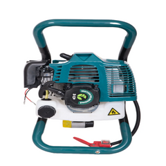 Motoburghiu de pamant Gospodarul Profesionist ED520, 3 CP, foreza pamant cu 3 burghie incluse 100 mm, 150 mm, 200 mm