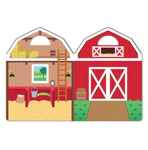 Abtibilduri pufoase La ferma Melissa and Doug