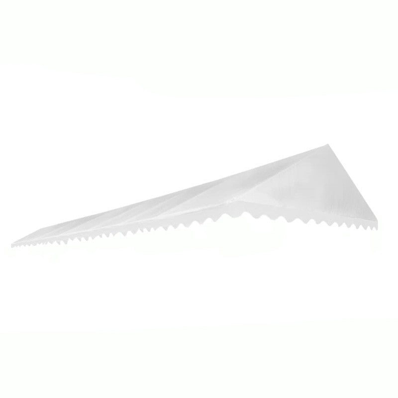 Acoperis pentru cort de 12x6x2.63.7 metri ignifugat 480 gmp prindere scai pvc alb