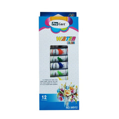 Acuarele tempera 12 culori 9 ml culoare water color