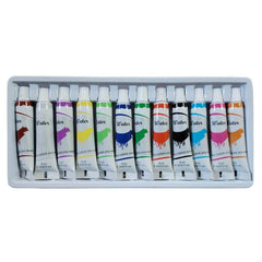 Acuarele tempera 12 culori 9 ml culoare water color
