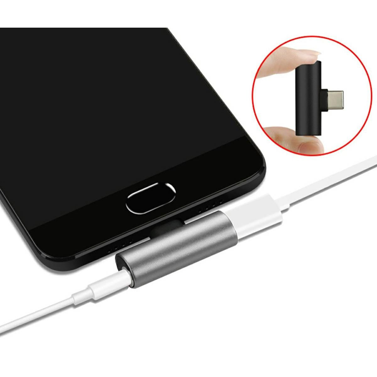 Adaptor Audio pentru telefonul mobil de la USB-C la MiniJack 35mm  AVX-AK291E