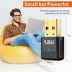Adaptor bluetooth 5.0 transmitator casti earbud dongle audio pentru pc ps4 ps5 negru