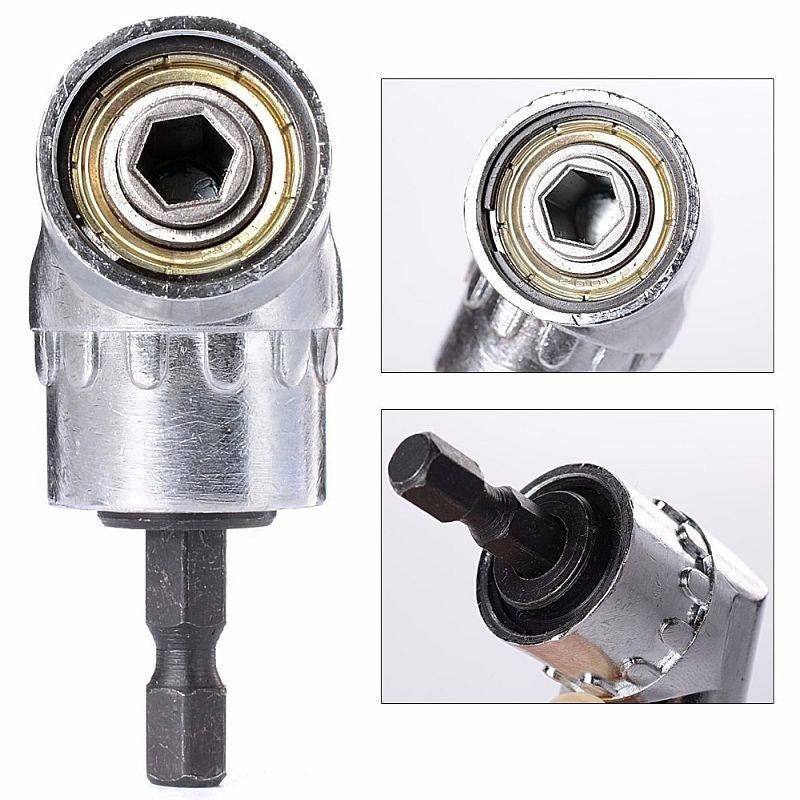 Adaptor unghiular pentru Bormasina cap inclinat unghi 105 grade tija he-agonala