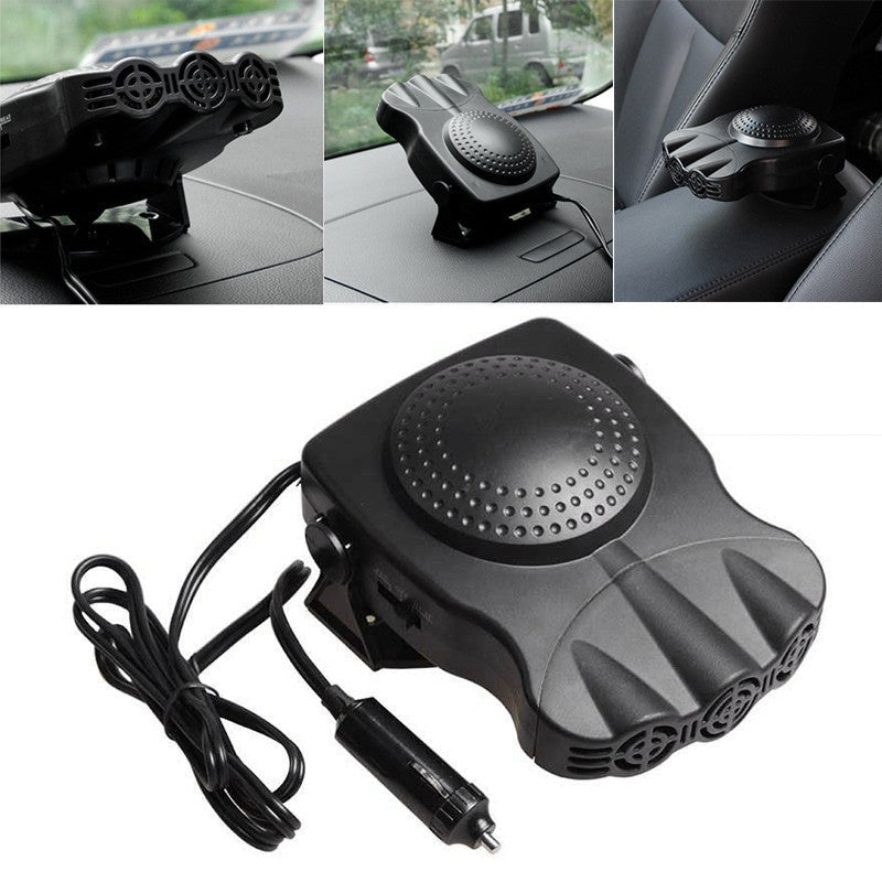 Aeroterma Auto 2in1 Ventilate Incalzire Rapida si Dezghetare Geamuri 12V Putere 150W cu mufa de bricheta