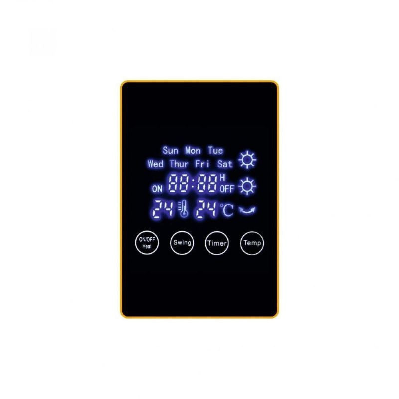 Aeroterma de perete 2000w cu ventilator si telecomanda si protectie