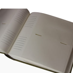 Album foto canvas book capacitate 200 poze format 10-15 cm spatiu notite culoare verde