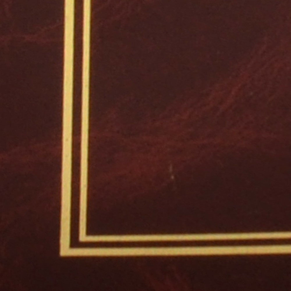 Album foto clasic 10 file autoadezive tip carte spatiu notite pagini cartonate culoare maro