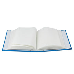 Album foto conception tip carte format 10-15 100 fotografii buzunare slip-in coperti piele ecologica culoare albastru