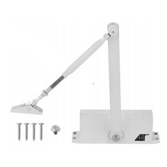 Amortizor hidraulic pentru usa maxim 60 kg reglare dubla universal aluminiu