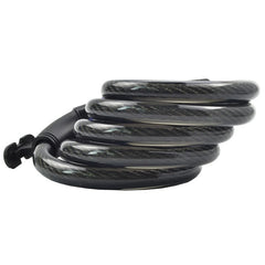 Antifurt bicicleta cablu cu inchidere cifru lungime 80cm PRC negru