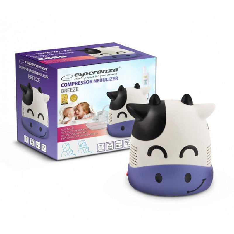 Aparat aerosoli cu compresor si cupa medicamente 10 ml Esperanza Breeze