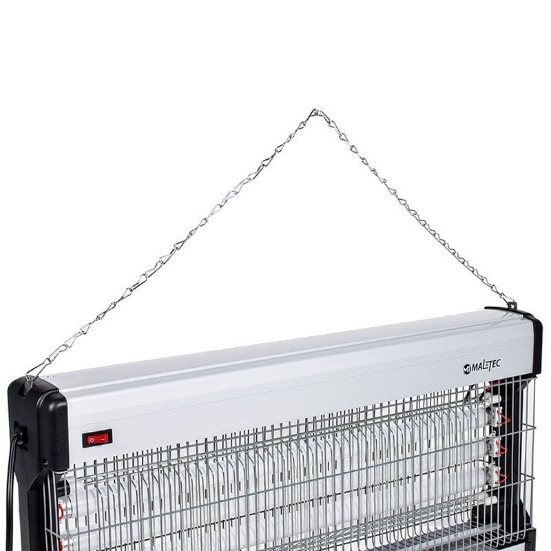 Aparat uv profesional antiinsecte 60w antitantari acoperire pana la 400 mp carcasa aluminiu lant de suspendare