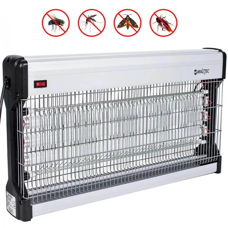 Aparat uv profesional antiinsecte 60w antitantari acoperire pana la 400 mp carcasa aluminiu lant de suspendare