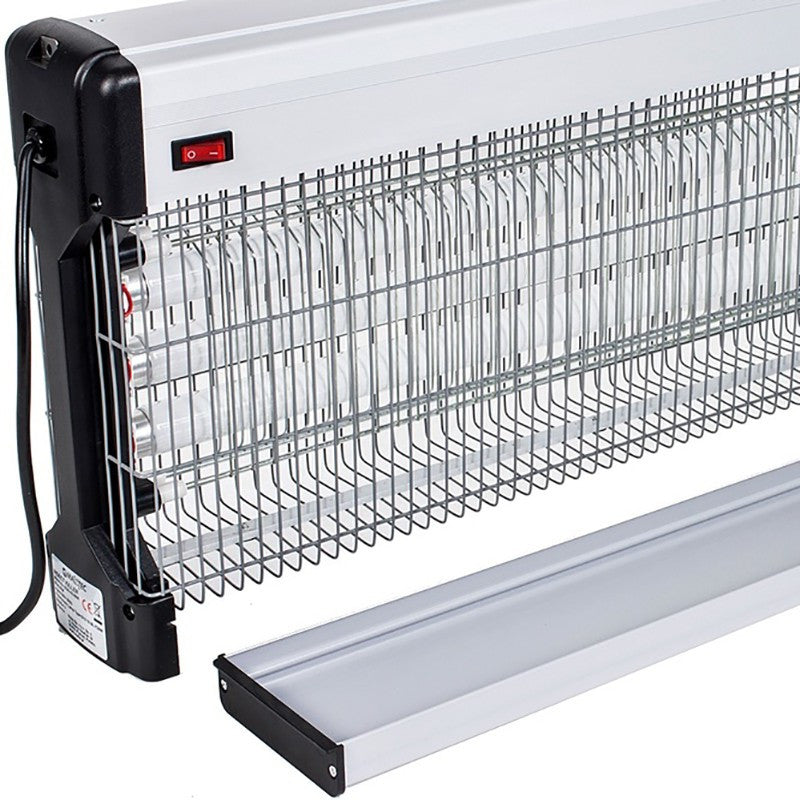 Aparat uv profesional antiinsecte 60w antitantari acoperire pana la 400 mp carcasa aluminiu lant de suspendare