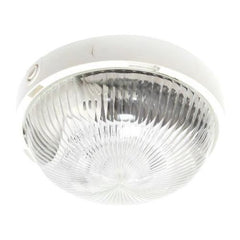 Aplica de Tavan 100w e27 abajur tip cristal ip44 alba 220v Vega
