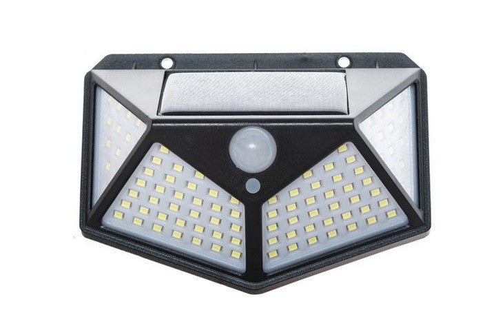 Aplica solara 100 led-uri cu Senzor miscare si Fixare perete
