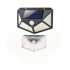Aplica solara 100 led-uri cu Senzor miscare si Fixare perete