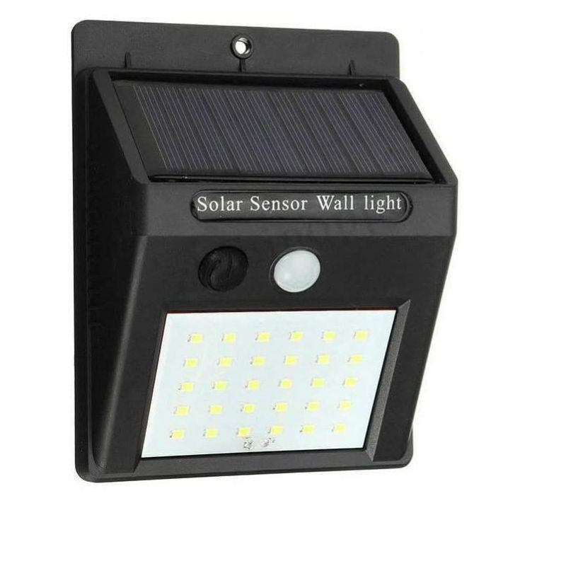 Aplica solara 30 led-uri senzor miscare unghi 120 grade protectie ip64
