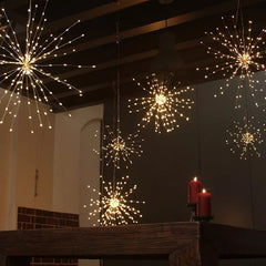 Artificii Decorative 120 Microled-uri cu Telecomanda 8 tipuri iluminare