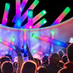 Bagheta Foam stick cu Led accesoriu Petrecere si Festival 46 cm Multicolor