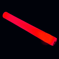 Bagheta foam stick cu led pentru petreceri 47 cm culoare rosu