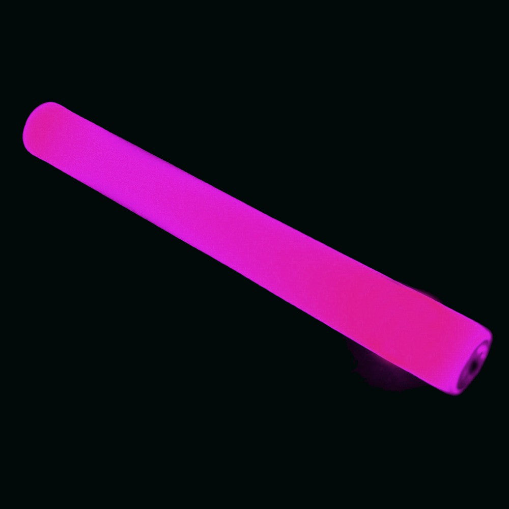 Bagheta foam stick cu led pentru petreceri 47 cm culoare roz