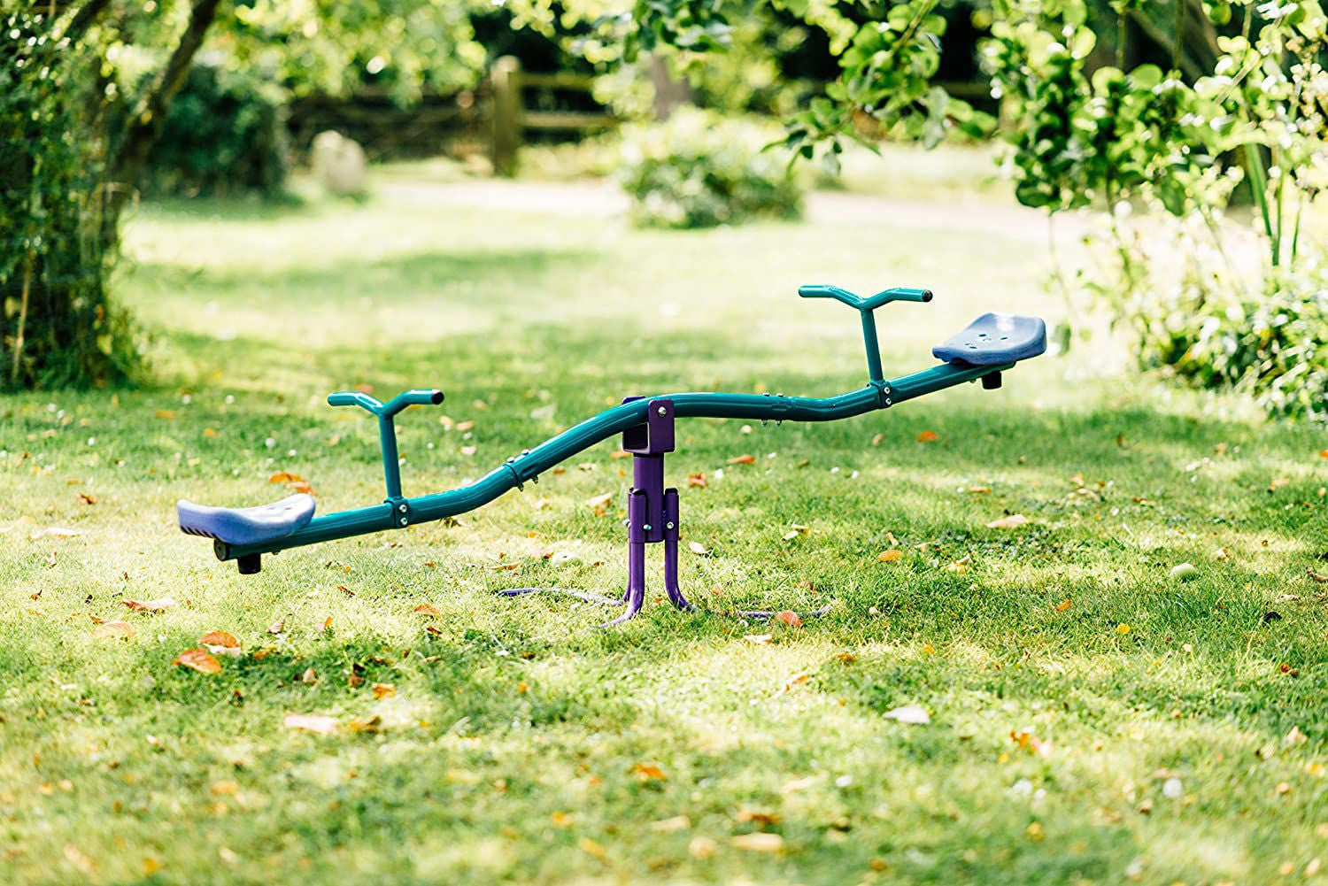 Balansoar Metalic Rotativ Copii See Saw Plum