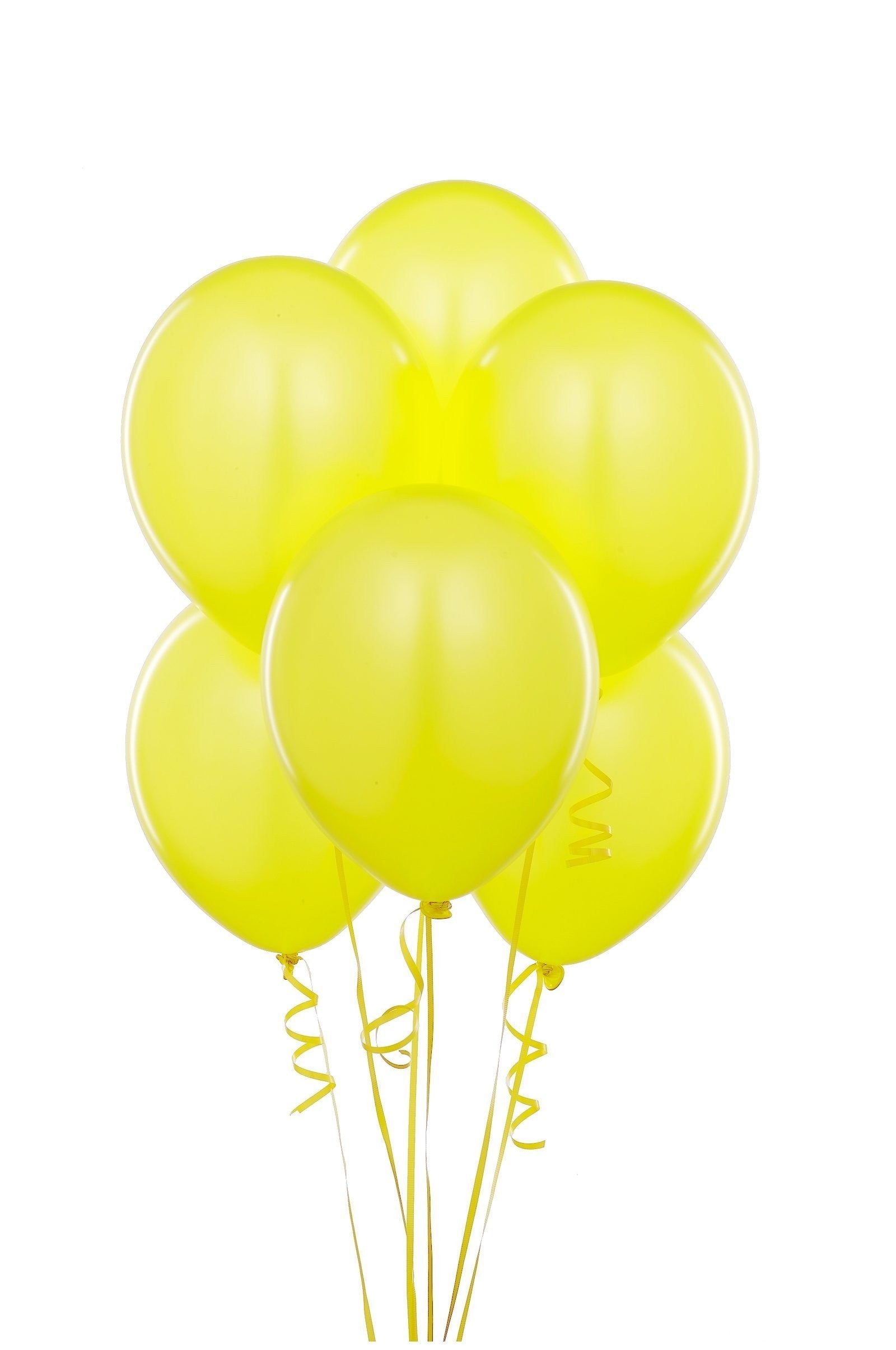 Baloane galbene Party 30 cm late- Set 100 bucati