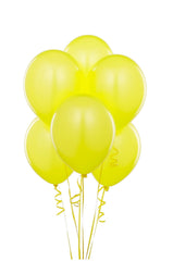 Baloane galbene Party 30 cm late- Set 100 bucati