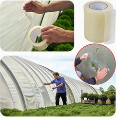 Banda adeziva reparatie crapatura folie solar transparenta 150 mm x 20 m