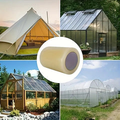 Banda adeziva reparatie crapatura folie solar transparenta 150 mm x 20 m