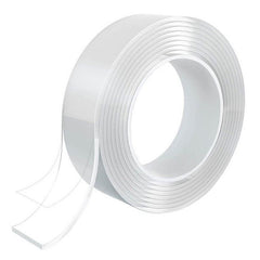 Banda dublu adeziva reutilizabila transparenta 3x300 cm impermeabila