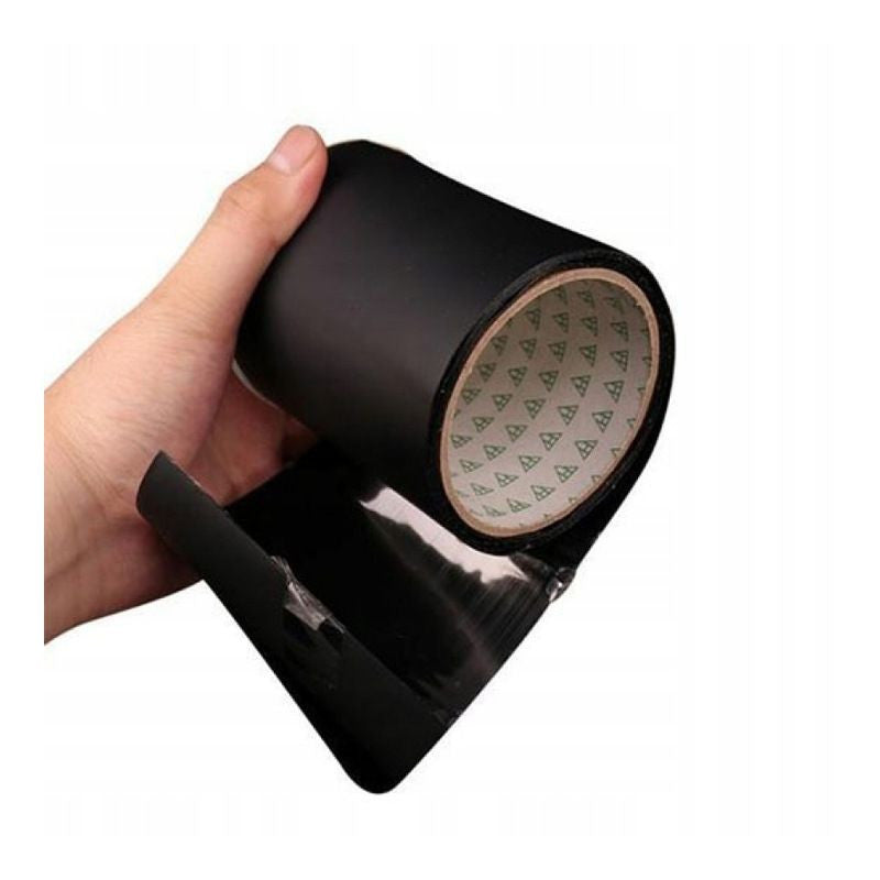 Banda flex- cauciuc impermeabil rezistenta uv aplicare universala rola latime 10 cm lungime 150 cm negru