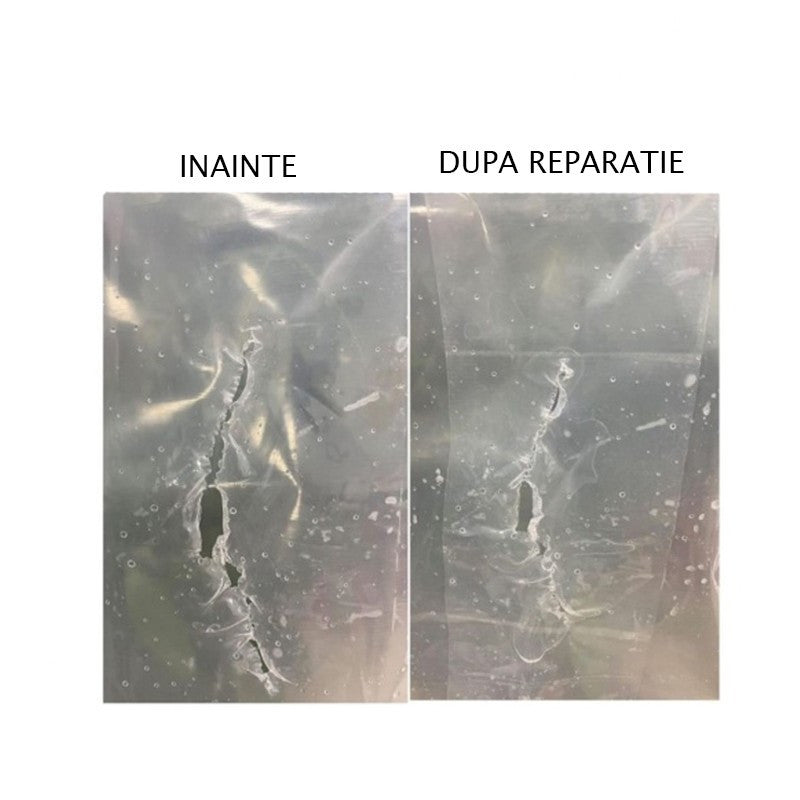 Banda pentru reparatii folii solar adeziva transparenta 70 mm x 20 m