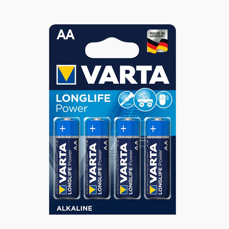 Baterii Varta Longlife Power AA Alcaline set 4 bucati