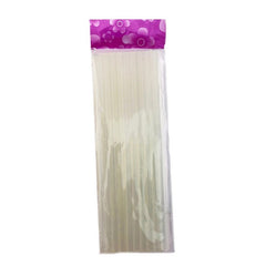 Batoane silicon pentru lipit diametru 7 mm transparente set 10 bucati