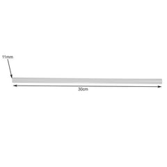Batoane silicon pentru pistol de lipit 11 mm - 300 mm set 36 bucati alb