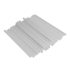 Batoane silicon pentru pistol de lipit 11 mm - 300 mm set 36 bucati alb