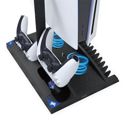 Baza de incarcare si racire PS5 6in1 pentru Sony Playstation 5 suport jocuri si casti