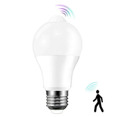 Bec cu senzor miscare 12w soclu e27 lumina alb rece