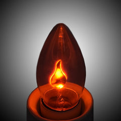 Bec Decorativ LED 3W cu efect Flacara lumina Rosie