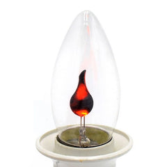 Bec Decorativ LED 3W cu efect Flacara lumina Rosie
