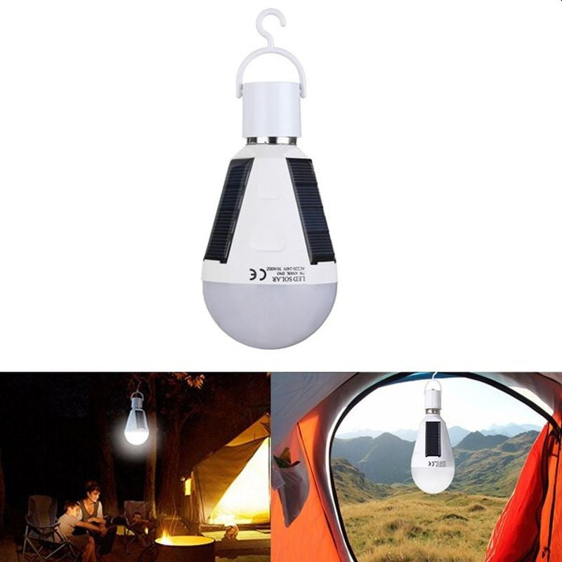 Bec Solar Portabil cu 26 LED-uri DMD cu carlig suspendare camping