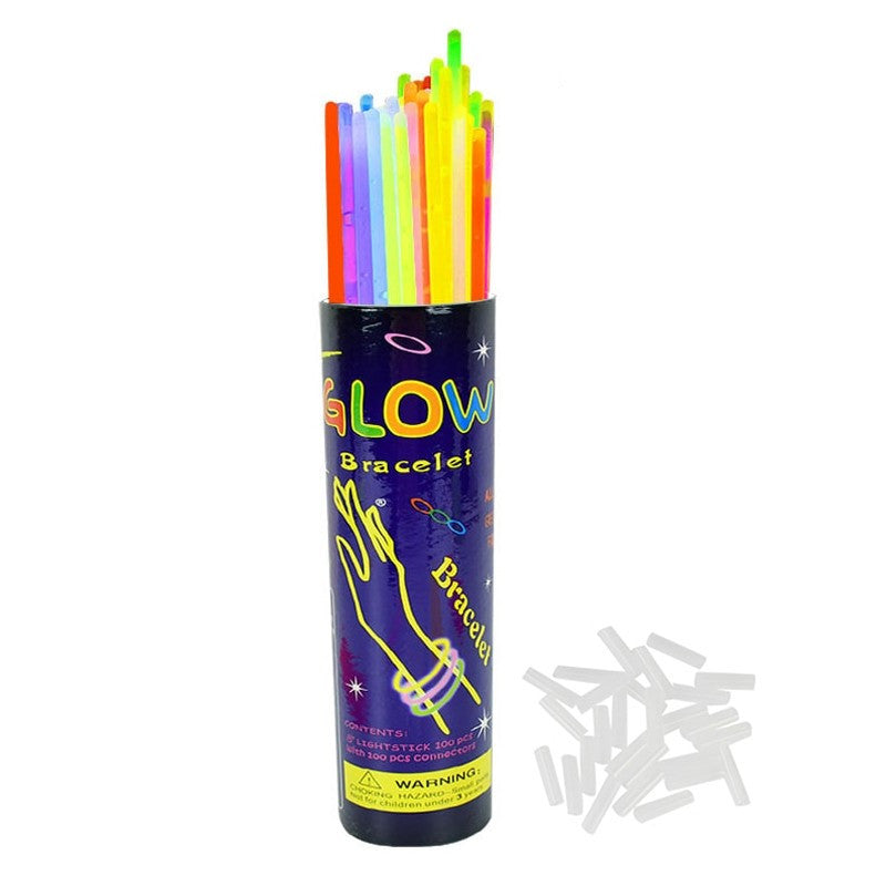 Betisoare Bratari Luminoase Glow Sticks diverse culori set 100 bucati culoare galben