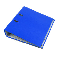 Biblioraft arhivare documente format a4 cotor 7.5 cm bordura metalica diverse culori culoare albastru
