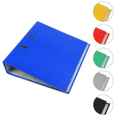 Biblioraft arhivare documente format a4 cotor 7.5 cm bordura metalica diverse culori culoare negru