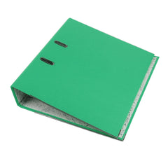 Biblioraft arhivare documente format a4 cotor 7.5 cm bordura metalica diverse culori culoare verde