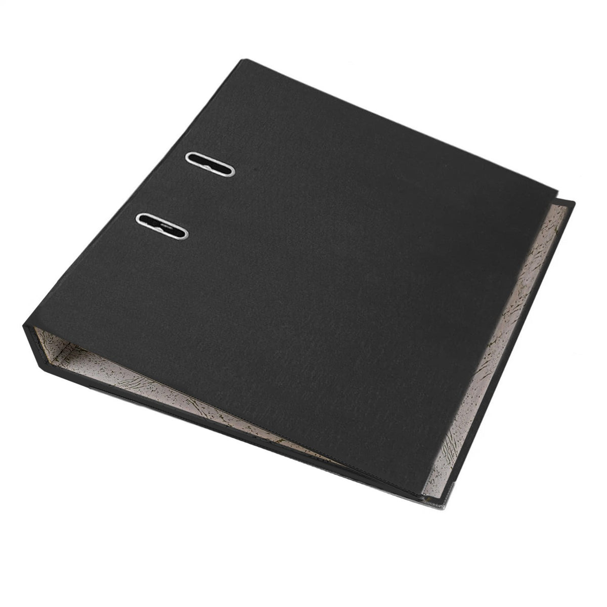 Biblioraft plastifiat a4 latime cotor 5 cm bordura metalica diverse culori culoare negru