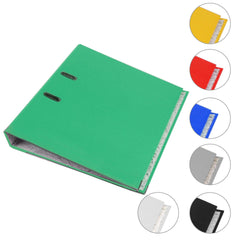 Biblioraft plastifiat a4 latime cotor 5 cm bordura metalica diverse culori culoare negru
